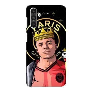 Чехол (TPU) с Футболистом на Samsung Galaxy M34 (5G) (Mbappe King)