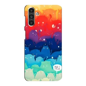 Силіконовий чохол з котиком для Samsung Galaxy M34 (5G) (Mew)
