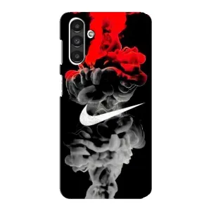 Силиконовый Чехол на Samsung Galaxy M34 (5G) с картинкой Nike (Nike дым)