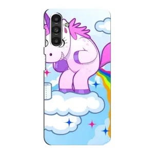 Чехол Unicorn на Samsung Galaxy M34 (5G) (Радуга единорожка)