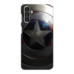 Чехол с Щитом Капитана Америки на Samsung Galaxy M34 (5G) (Ретро Щит Капитана)