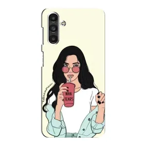 Силіконовый Чохол на Samsung Galaxy M34 (5G) з картинкой Модных девушек (З напоєм)