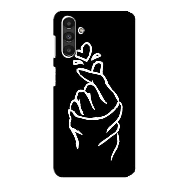 Чехол с рисунком «Сердце на черном» для Samsung Galaxy M34 (5G) Чехол с рисунком «Сердце на черном» для Samsung Galaxy M34 (5G)
