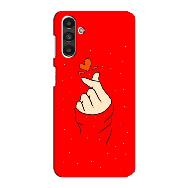 Чехол с рисунком «Сердце на красном» для Samsung Galaxy M34 (5G) Чехол с рисунком «Сердце на красном» для Samsung Galaxy M34 (5G)