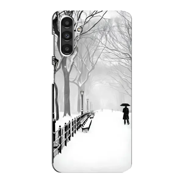 Чехол с рисунком «Снегом замело» для Samsung Galaxy M34 (5G)