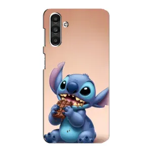 Чехол с рисунком Стич для Samsung Galaxy M34 (5G) (Стич с шоколадом)