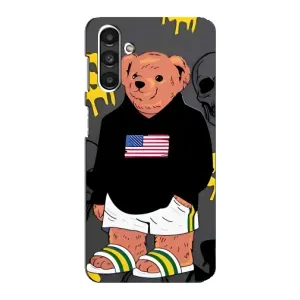 Чехлы Мишка Тедди для Самсунг М34 (Teddy USA)