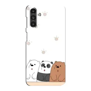 Чохли з зображенням різних тварин на Samsung Galaxy M34 (5G) (Здивовані ведмедики)