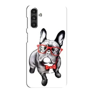 Бампер для Samsung Galaxy M34 (5G) с картинкой "Песики" (В очках)