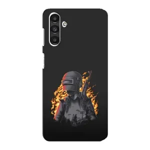 Чохол з картинкою "Герой Pubg" на Samsung Galaxy M34 (5G) (В полум'ї)