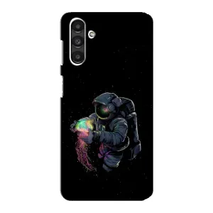 Силиконовый Чехол с принтом "Космонавты" на Samsung Galaxy M34 (5G) (В руках земля)