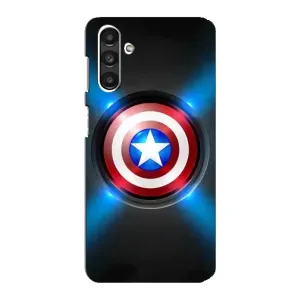 Чехол с Щитом Капитана Америки на Samsung Galaxy M34 (5G) (Яркий Щит Капитана)
