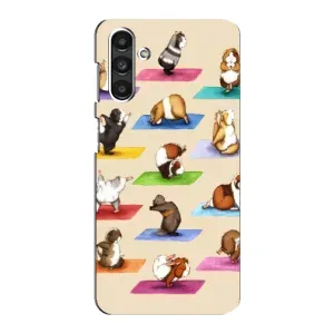 Чехол с Прикольным принтом на Samsung Galaxy M34 (5G) (Ёга свинок)