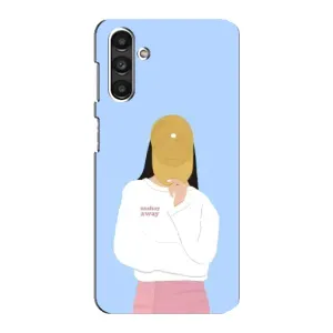 Силіконовый Чохол на Samsung Galaxy M34 (5G) з картинкой Модных девушек (Жовта кепка)