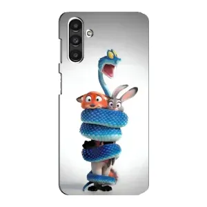 Силиконовый чехол с принтом Зоотрополіс для Samsung Galaxy M34 (5G) (Змея Зоо)