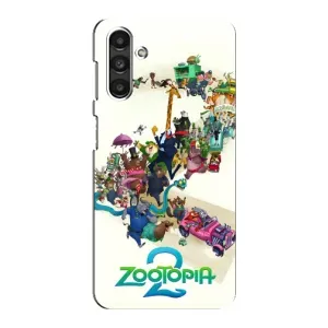Силиконовый чехол с принтом Зоотрополіс для Samsung Galaxy M34 (5G) (Зоотрополис логотип)