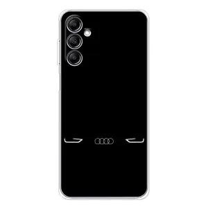 Силиконовый бампер с картинкой машины на Samsung Galaxy M35 5G (Силует Audi)