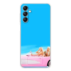 Силиконовый Чехол Барби Фильм на Samsung Galaxy M35 5G (Барби и Кен)