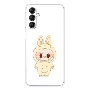 Чохол з принтом Лабубу для Samsung Galaxy M35 5G (Бежевий Лабубу)