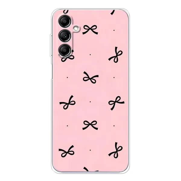 Чехол с рисунком «Черные бантики» для Samsung Galaxy M35 5G Чехол с рисунком «Черные бантики» для Samsung Galaxy M35 5G