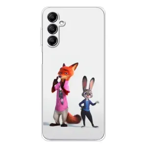 Силиконовый чехол с принтом Зоотрополіс для Samsung Galaxy M35 5G (Джуди и Ник)