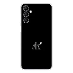 Чехол с картинками на черном фоне для Samsung Galaxy M35 5G (Книжки)