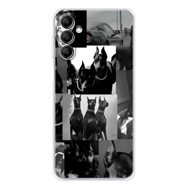 Чехол с рисунком «Коллаж Доберман» для Samsung Galaxy M35 5G Чехол с рисунком «Коллаж Доберман» для Samsung Galaxy M35 5G