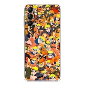 Чехлы с принтом Наруто на Samsung Galaxy M35 5G (Коллаж Наруто)