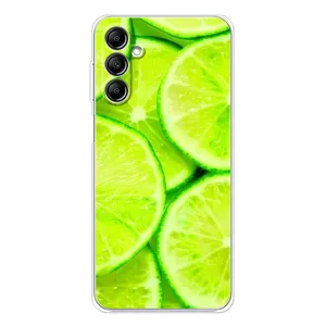 Чехол с изображением вкусной еды для Samsung Galaxy M35 5G (Лайм)