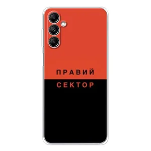 Чехлы УПА (Красно-Чёрный) на Samsung Galaxy M35 5G (Правый Серктор)