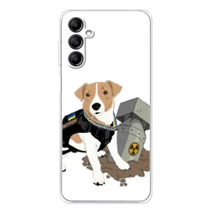 Чехол с принтом Собаки Патрон для Samsung Galaxy M35 5G (Пёс Патрон с ракетой)
