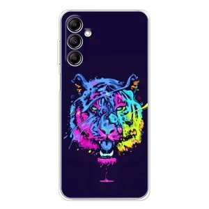 Силиконовый бампер с картинкой животных для Samsung Galaxy M35 5G (Тигр-Арт)