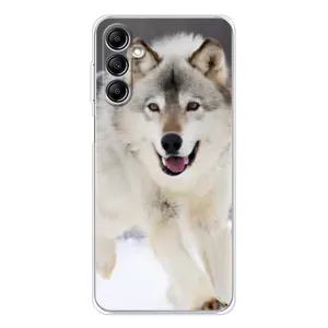 Чехол с Волком на Samsung Galaxy M35 5G (Волк на снегу)