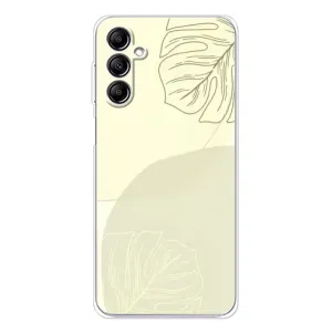 Чохол квітковий дизайн для Samsung Galaxy M36 5G (Зелений фон)