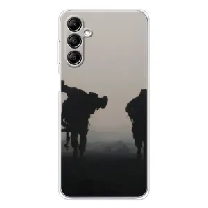 Чехлы на военную тематику для Samsung Galaxy M36 (Бой солдат)
