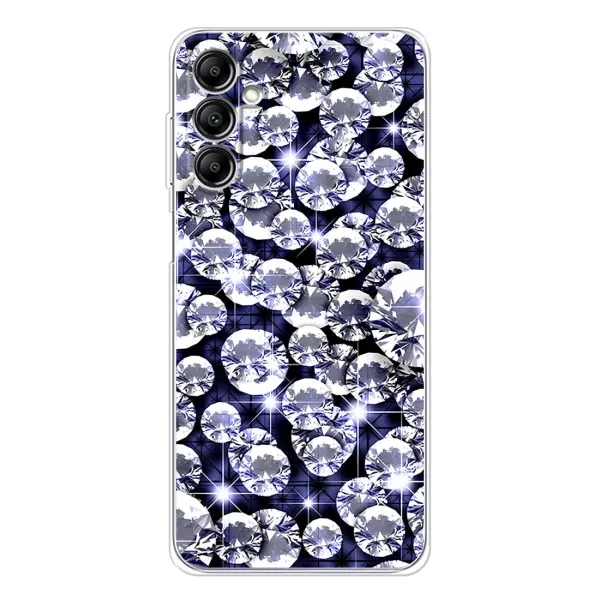 Чехол с рисунком «Бриллианты» для Samsung Galaxy M36