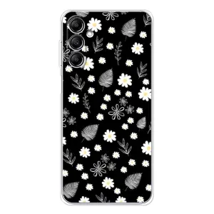 Чохли з тематикою "КВІТИ" на Samsung Galaxy M36 (цвітіння на чорному)