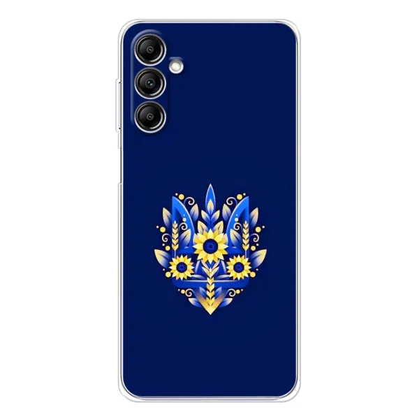Чехол с рисунком «Цветущий Герб» для Samsung Galaxy M36