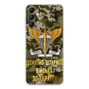 Чехлы на военную тематику для Samsung Galaxy M36 (ДШВ ЗСУ)