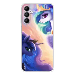 Чехол Unicorn на Samsung Galaxy M36 (Единорожки на тучках)