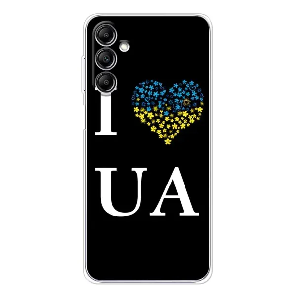 Чехол с рисунком «I Love UA» для Samsung Galaxy M36 Чехол с рисунком «I Love UA» для Samsung Galaxy M36