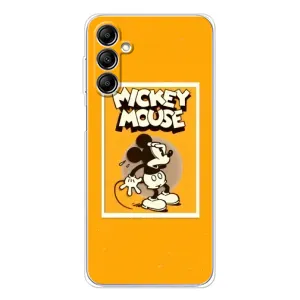Чехлы с принтом Микки Маус на Samsung Galaxy M36 (Испуганный Микки)