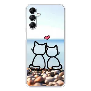 Силіконові Чохли Коханій людині для Samsung Galaxy M36 (Котейки)