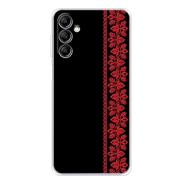Чехол с рисунком «Красная Вышиванка» для Samsung Galaxy M36 Чехол с рисунком «Красная Вышиванка» для Samsung Galaxy M36