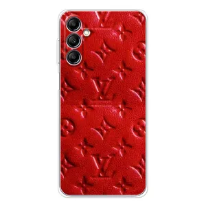 Текстурний Чохол Louis Vuitton для Галаксі М36 (Червоний ЛВ)