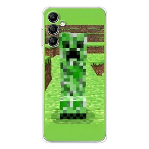 Чохли для Samsung Galaxy M36 (Персонажі МайнКрафт) (Кріпер 2)