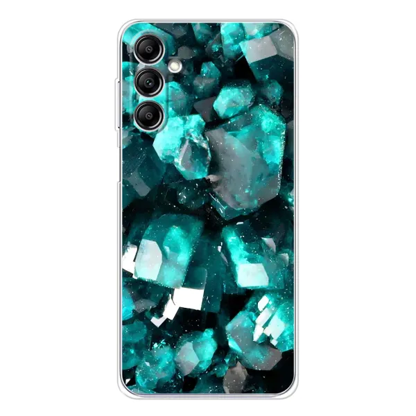 Чехол с рисунком «Кристалы» для Samsung Galaxy M36