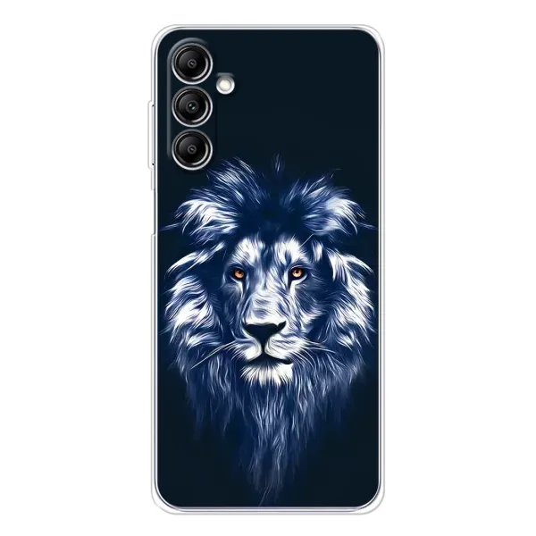 Чехол с рисунком «Лев - синий» для Samsung Galaxy M36 Чехол с рисунком «Лев - синий» для Samsung Galaxy M36