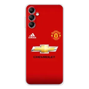 Силіконові Чохли з принтом Футбол на Samsung Galaxy M36 (Man United)