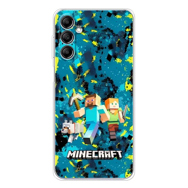 Чехол с рисунком «Майнкрафт» для Samsung Galaxy M36 Чехол с рисунком «Майнкрафт» для Samsung Galaxy M36